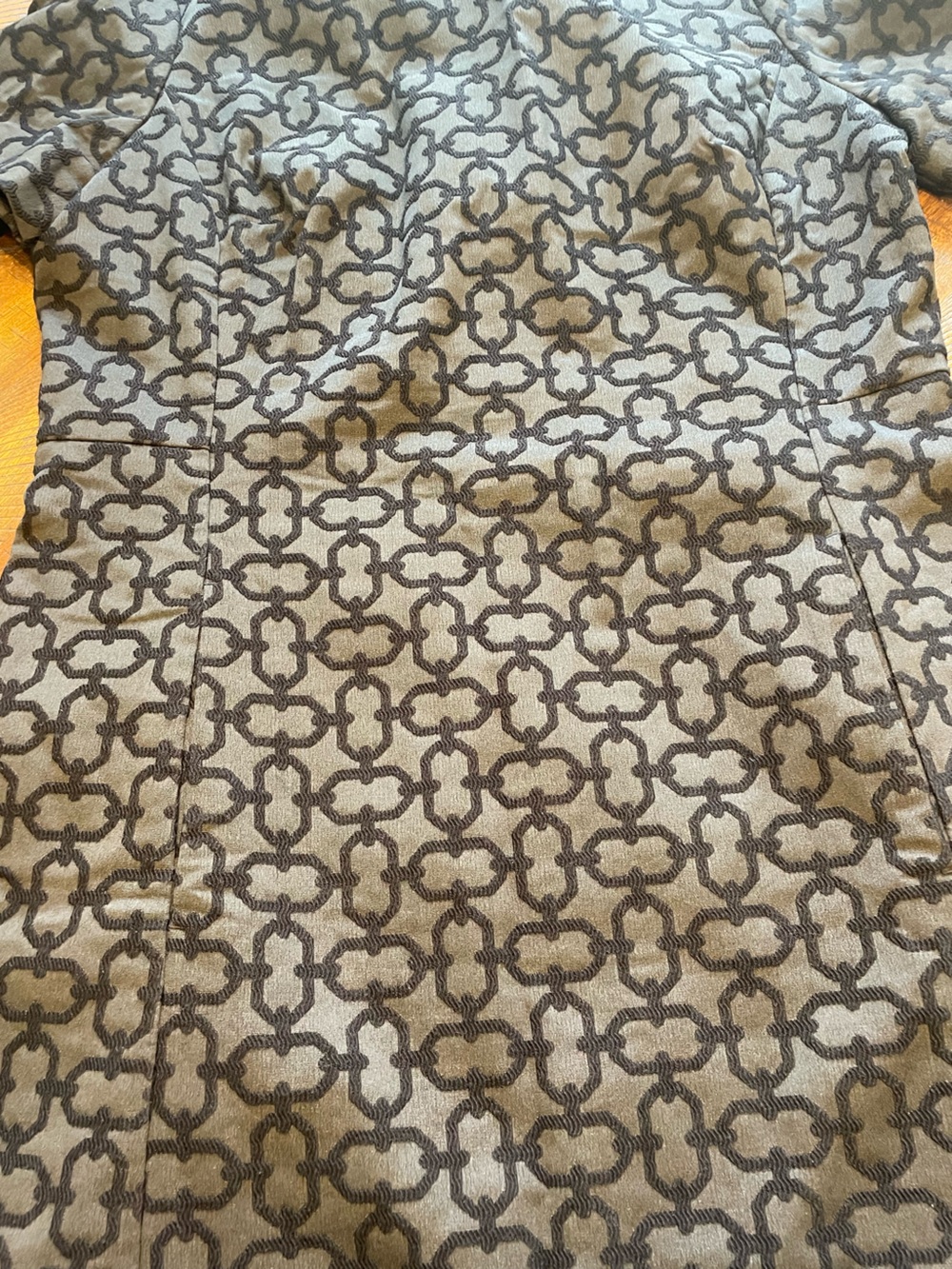 Ann Taylor Black Linked Chain Dress